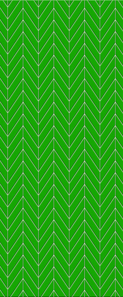 Green Chevron Tile Acrylic Shower Wall Panel 2440mm x 1220mm (3mm Thick) - CladdTech