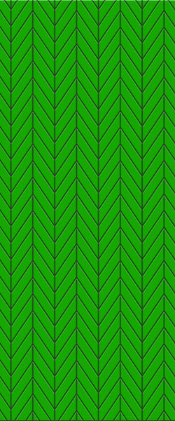 Green Chevron Tile Acrylic Shower Wall Panel 2440mm x 1220mm (3mm Thick) - CladdTech