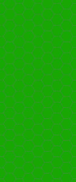 Green Hexagon Tile Acrylic Shower Wall Panel 2440mm x 1220mm (3mm Thick) - CladdTech