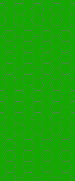 Green Hexagon Tile Acrylic Shower Wall Panel 2440mm x 1220mm (3mm Thick) - CladdTech