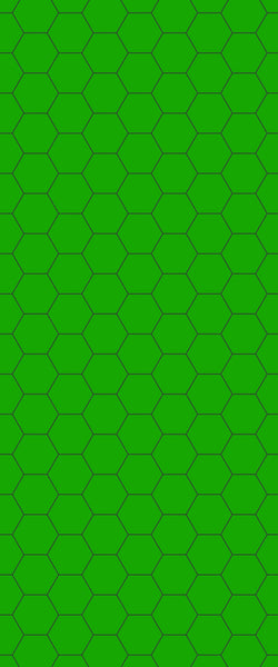 Green Hexagon Tile Acrylic Shower Wall Panel 2440mm x 1220mm (3mm Thick) - CladdTech