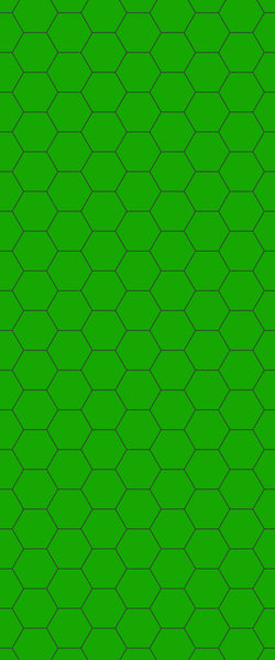 Green Hexagon Tile Acrylic Shower Wall Panel 2440mm x 1220mm (3mm Thick) - CladdTech