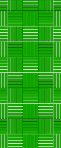 Green Mosaic Tile Acrylic Shower Wall Panel 2440mm x 1220mm (3mm Thick) - CladdTech