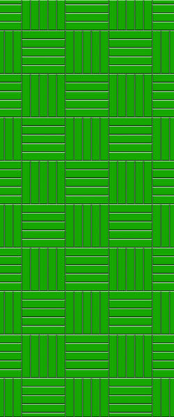 Green Mosaic Tile Acrylic Shower Wall Panel 2440mm x 1220mm (3mm Thick) - CladdTech