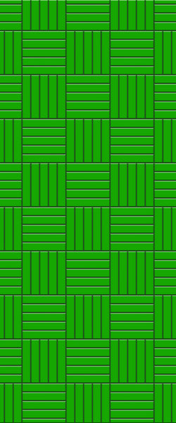 Green Mosaic Tile Acrylic Shower Wall Panel 2440mm x 1220mm (3mm Thick) - CladdTech