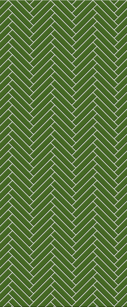 Green Double Herringbone Tile Acrylic Shower Wall Panel 2440mm x 1220mm (3mm Thick)