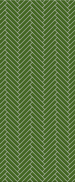 Green Double Herringbone Tile Acrylic Shower Wall Panel 2440mm x 1220mm (3mm Thick)