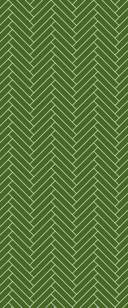 Sample of Green Double Herringbone Tile Acrylic Shower Wall Panel 2440mm x 1220mm