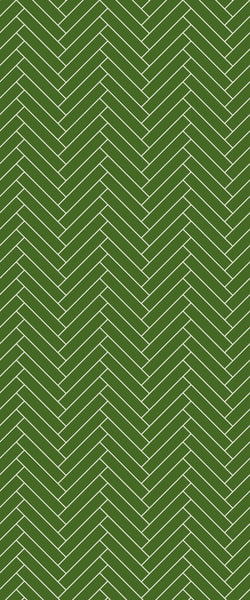 Sample of Green Double Herringbone Tile Acrylic Shower Wall Panel 2440mm x 1220mm