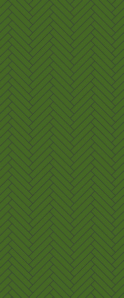 Sample of Green Double Herringbone Tile Acrylic Shower Wall Panel 2440mm x 1220mm