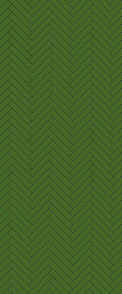 Green Double Herringbone Tile Acrylic Shower Wall Panel 2440mm x 1220mm (3mm Thick)