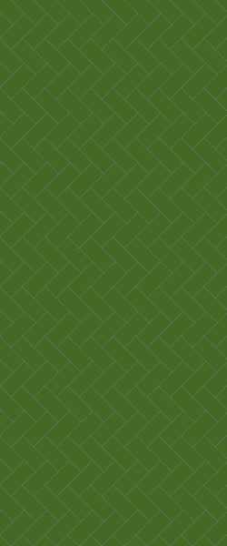 Green Diagonal Herringbone Tile Acrylic Shower Wall Panel 2440mm x 1220mm (3mm Thick) - CladdTech