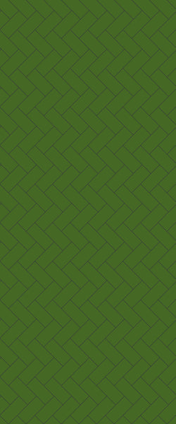 Green Diagonal Herringbone Tile Acrylic Shower Wall Panel 2440mm x 1220mm (3mm Thick) - CladdTech