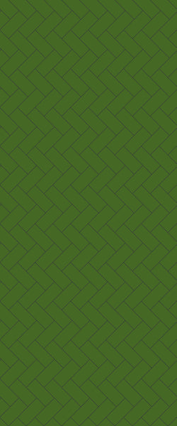 Green Diagonal Herringbone Tile Acrylic Shower Wall Panel 2440mm x 1220mm (3mm Thick) - CladdTech