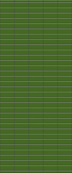 Green Horizontal Block Tile Acrylic Shower Wall Panel 2440mm x 1220mm (3mm Thick) - CladdTech