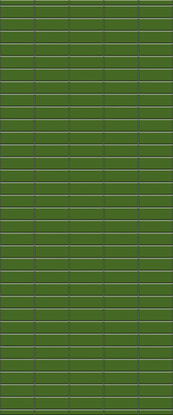 Green Horizontal Block Tile Acrylic Shower Wall Panel 2440mm x 1220mm (3mm Thick) - CladdTech