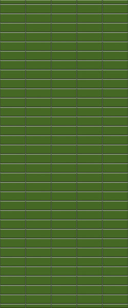 Green Horizontal Block Tile Acrylic Shower Wall Panel 2440mm x 1220mm (3mm Thick) - CladdTech