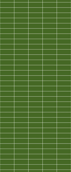 Green Horizontal Block Tile Acrylic Shower Wall Panel 2440mm x 1220mm (3mm Thick) - CladdTech
