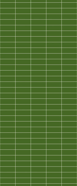 Green Horizontal Block Tile Acrylic Shower Wall Panel 2440mm x 1220mm (3mm Thick) - CladdTech