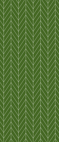 Green Chevron Tile Acrylic Shower Wall Panel 2440mm x 1220mm (3mm Thick) - CladdTech