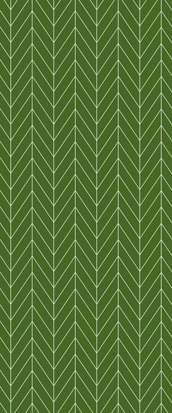 Green Chevron Tile Acrylic Shower Wall Panel 2440mm x 1220mm (3mm Thick) - CladdTech