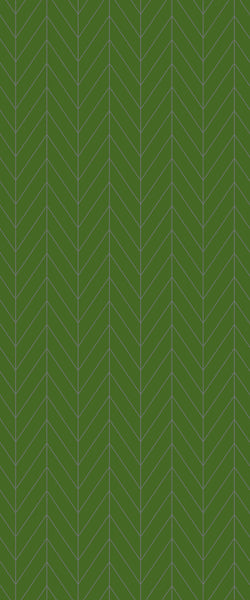 Green Chevron Tile Acrylic Shower Wall Panel 2440mm x 1220mm (3mm Thick) - CladdTech