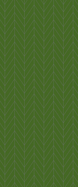 Green Chevron Tile Acrylic Shower Wall Panel 2440mm x 1220mm (3mm Thick) - CladdTech