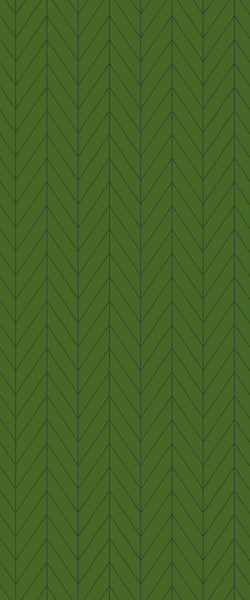 Green Chevron Tile Acrylic Shower Wall Panel 2440mm x 1220mm (3mm Thick) - CladdTech
