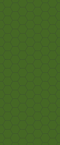 Green Hexagon Tile Acrylic Shower Wall Panel 2440mm x 1220mm (3mm Thick) - CladdTech