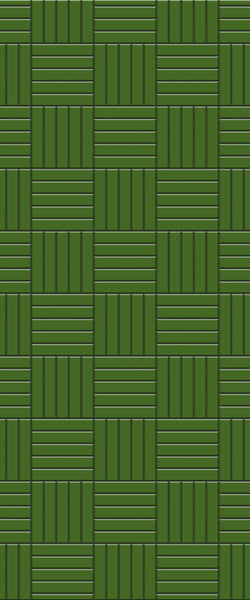 Green Mosaic Tile Acrylic Shower Wall Panel 2440mm x 1220mm (3mm Thick) - CladdTech