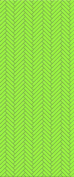 Green Single Herringbone Tile Acrylic Shower Wall Panel 2440mm x 1220mm (3mm Thick) - CladdTech