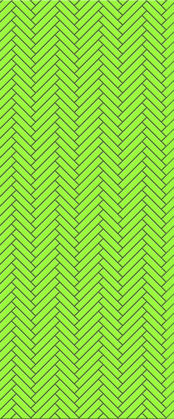 Green Single Herringbone Tile Acrylic Shower Wall Panel 2440mm x 1220mm (3mm Thick) - CladdTech