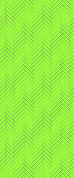 Green Single Herringbone Tile Acrylic Shower Wall Panel 2440mm x 1220mm (3mm Thick) - CladdTech