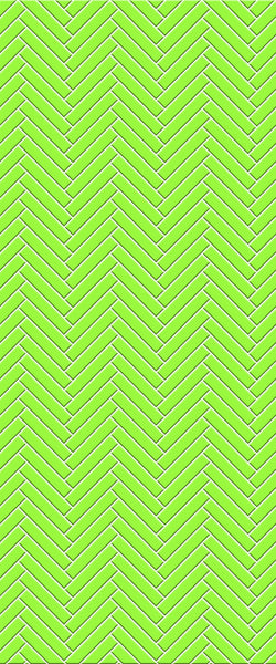 Sample of Green Double Herringbone Tile Acrylic Shower Wall Panel 2440mm x 1220mm