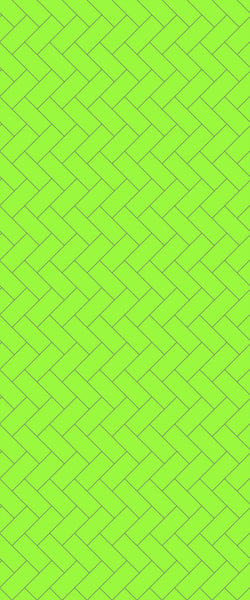 Green Diagonal Herringbone Tile Acrylic Shower Wall Panel 2440mm x 1220mm (3mm Thick) - CladdTech