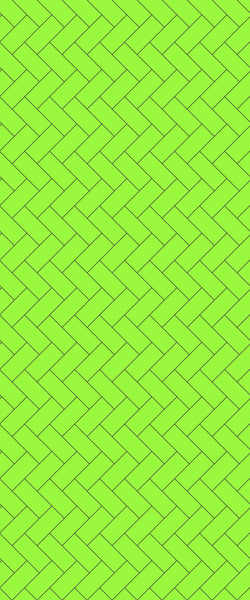 Green Diagonal Herringbone Tile Acrylic Shower Wall Panel 2440mm x 1220mm (3mm Thick) - CladdTech
