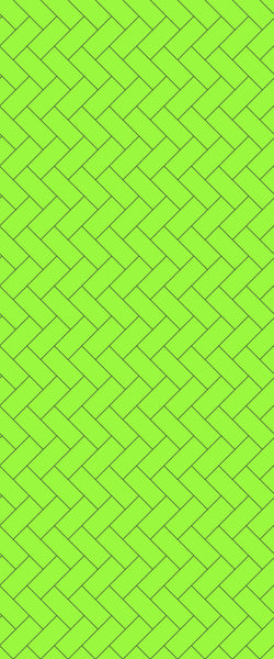 Green Diagonal Herringbone Tile Acrylic Shower Wall Panel 2440mm x 1220mm (3mm Thick) - CladdTech