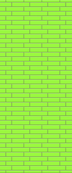Green Brickslips Tile Acrylic Shower Wall Panel 2440mm x 1220mm (3mm Thick) - CladdTech