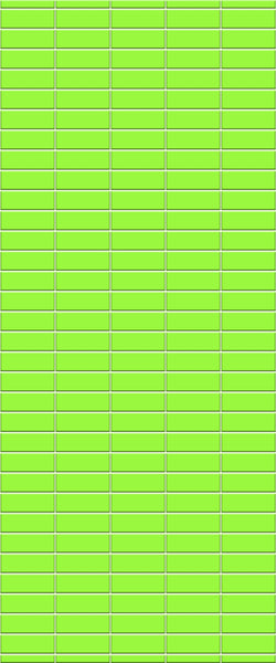 Green Horizontal Block Tile Acrylic Shower Wall Panel 2440mm x 1220mm (3mm Thick) - CladdTech