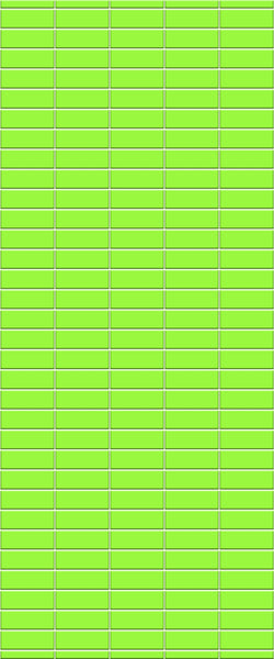 Green Horizontal Block Tile Acrylic Shower Wall Panel 2440mm x 1220mm (3mm Thick) - CladdTech