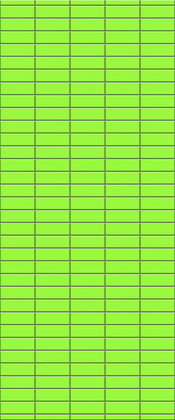 Green Horizontal Block Tile Acrylic Shower Wall Panel 2440mm x 1220mm (3mm Thick) - CladdTech