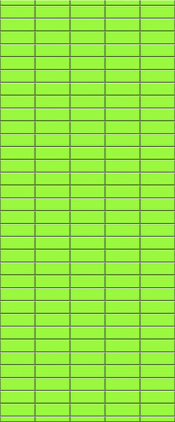 Green Horizontal Block Tile Acrylic Shower Wall Panel 2440mm x 1220mm (3mm Thick) - CladdTech