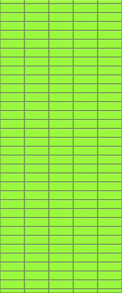 Green Horizontal Block Tile Acrylic Shower Wall Panel 2440mm x 1220mm (3mm Thick) - CladdTech