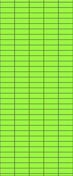 Green Horizontal Block Tile Acrylic Shower Wall Panel 2440mm x 1220mm (3mm Thick) - CladdTech