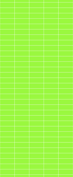 Green Horizontal Block Tile Acrylic Shower Wall Panel 2440mm x 1220mm (3mm Thick) - CladdTech