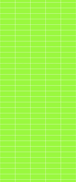 Green Horizontal Block Tile Acrylic Shower Wall Panel 2440mm x 1220mm (3mm Thick) - CladdTech