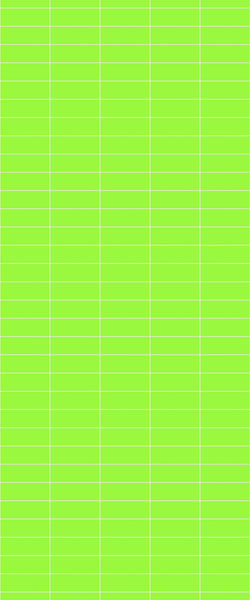 Green Horizontal Block Tile Acrylic Shower Wall Panel 2440mm x 1220mm (3mm Thick) - CladdTech