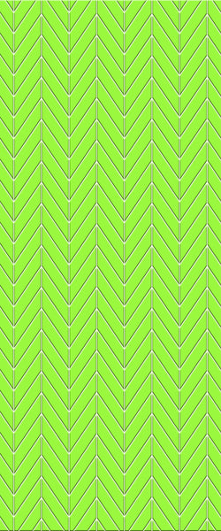 Green Chevron Tile Acrylic Shower Wall Panel 2440mm x 1220mm (3mm Thick) - CladdTech