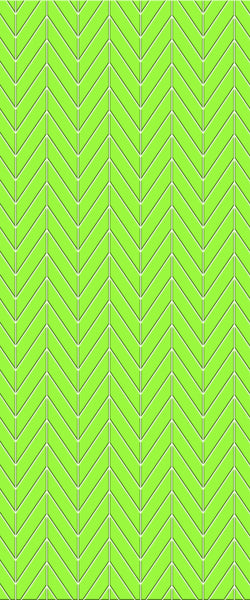 Green Chevron Tile Acrylic Shower Wall Panel 2440mm x 1220mm (3mm Thick) - CladdTech