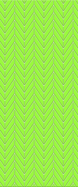 Green Chevron Tile Acrylic Shower Wall Panel 2440mm x 1220mm (3mm Thick) - CladdTech